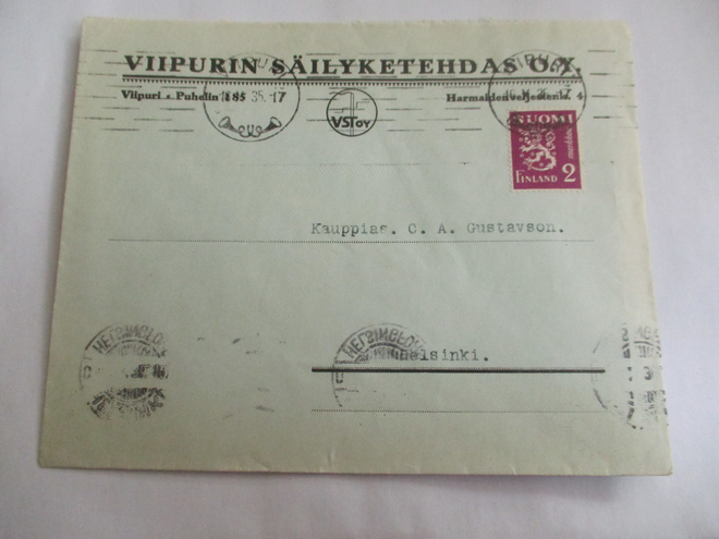 1935 Viipurin Säilyketehdas Oy