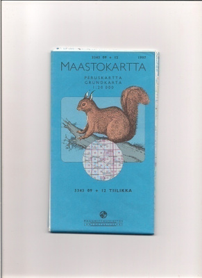Maastokartta 1:20 000 Tiilikka