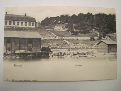 VANHA Postikortti Porvoo Varhainen HUIPPUKUNTO ennen-1905
