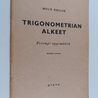 Niilo Kallio : Trigonometrian alkeet : pitempi oppimäärä - pikkukuva 1