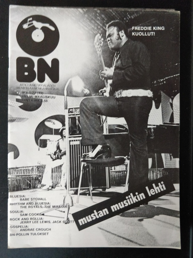 Blues News 1/77 musiikkilehti