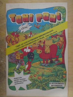 TONI PONI 1991 1 (näytenumero)