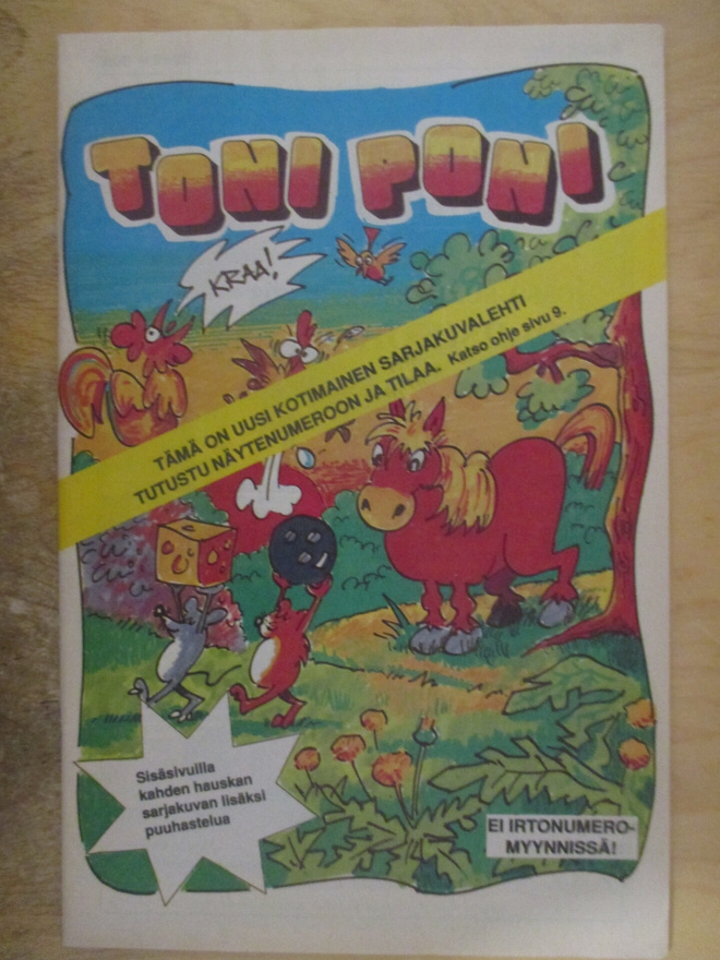TONI PONI 1991 1 (näytenumero)