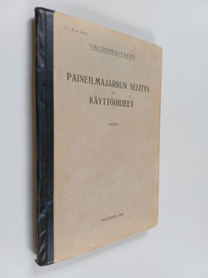 Paineilmajarrun selitys ja käyttöohjeet