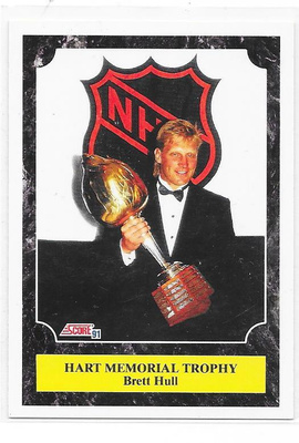 1991-92 Score Canadian #318 Brett Hull St Louis Blues