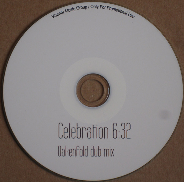 Madonna – Celebration Oakenfold dub mix PROMO CDr SINGLE