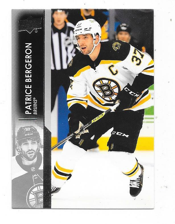 2021-22 Upper Deck #13 Patrice Bergeron , Boston Bruins