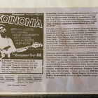 Koinonia -yhtyeen nimikirjoitukset paperilla - pikkukuva 2
