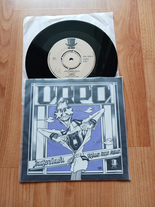 Urpo – Joutsenlaulu 7" ps orig 1977 Rock'n'Roll uusi mint!