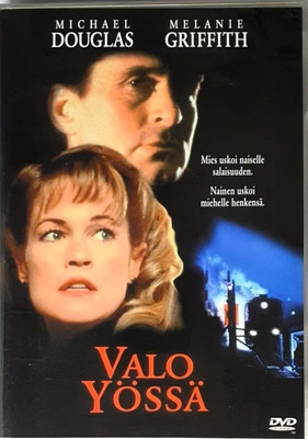 Valo yössä (1992) DVD Michael Douglas suomijulkaisu