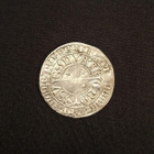 Metz Ranska 1406-1540 Hopeaa Groschen Saint Kneeling Shields - pikkukuva 2