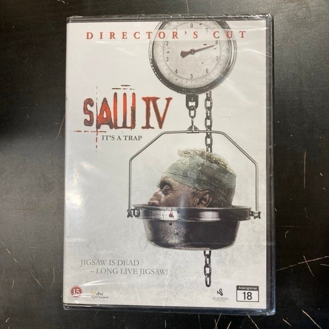 Saw IV (director's cut) DVD (UUSI)