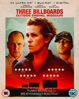 Three Billboards Outside Ebbing Missouri 4K UHD + Blu-ray