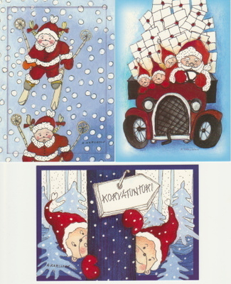Anne Karlsson : 3 joulukorttia