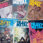 6 kpl kokoelma HEAVY METAL lehtiä ( SIS POSTIKULU ) - pikkukuva 1