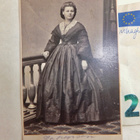VANHA CDV Valokuva Minna Canth Ulrika Johnson 1860-l - pikkukuva 1