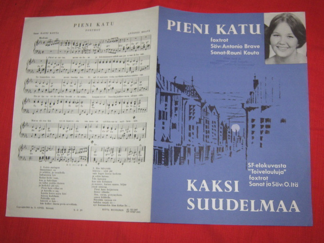 NUOTTIVIHKO - RITVA MUSTONEN - Pieni Katu  1960