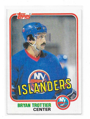 1981-82 Topps #41 Bryan Trottier New York Islanders