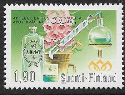 Apteekkilaitos Suomessa 300v 1989 (LAPE 1083) **