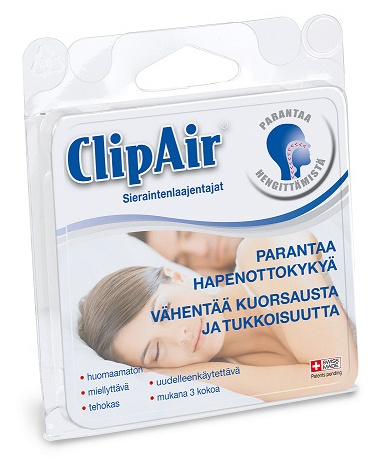 clip air sleep sieraintenlaajennin