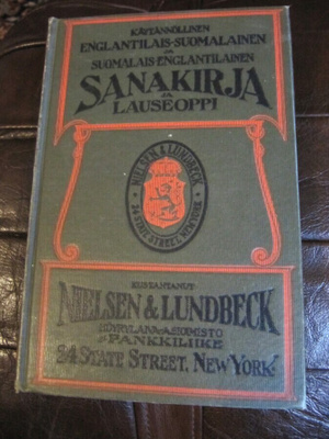 SANAKIRJA 1911 - Suomi/Eng.