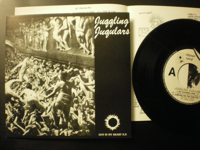 7"  Juggling Jugulars: Gun In My Heart E.P.