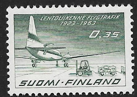 Lentoliikenne 0,35 1963 (LAPE 579) **