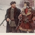 Lenin metsästämässä Kortti. Kuuluisa teos. Kortin koko - - pikkukuva 4