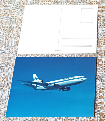 Finnair DC-10 uudenveroinen lentokone postikortti