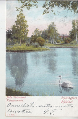 Helsinki kaisaniemi vanha kortti.