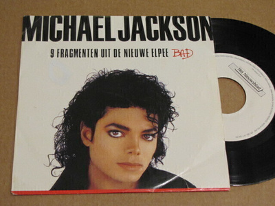 Michael Jackson 9 fragmenten promo 7 45 hollanti 1987