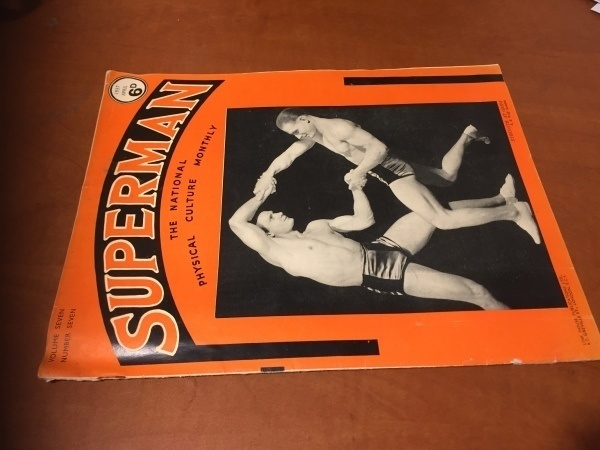 SUPERMAN THE NATIONAL PHYSICAL CULTURE APRIL 1937 HYVÄ