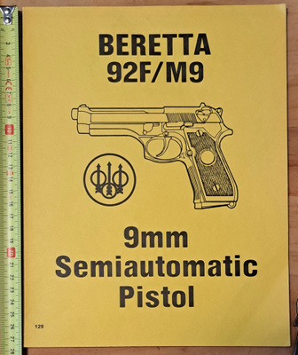 BERETTA 92F/M9 MANUAALI