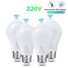 E27 LED-lamppu Sisäisellä Liiketunnistimella – 20W, Kylmä - pikkukuva 1