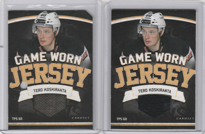 2013/14 Cardset Jersey Tero Koskiranta , TPS