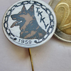 VANHA Merkki TKKY Koira KenttäKoiraYhdistys Turku 1959 - pikkukuva 1