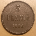 5 penniä 1906 - pikkukuva 1