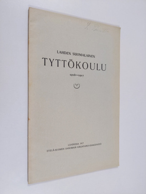 Lahden suomalainen tyttökoulu 1916-1917