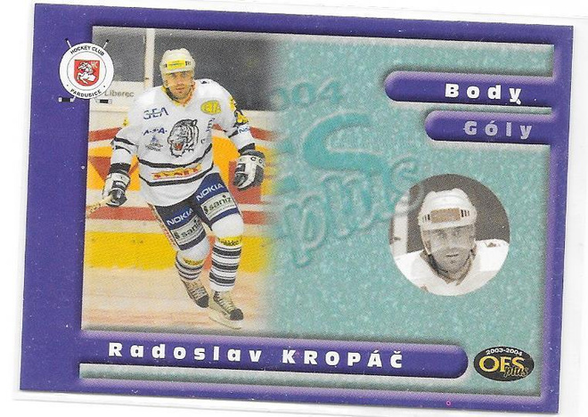2003-04 OFS #S8 Radoslav Kropac Pardubice ex Jyp