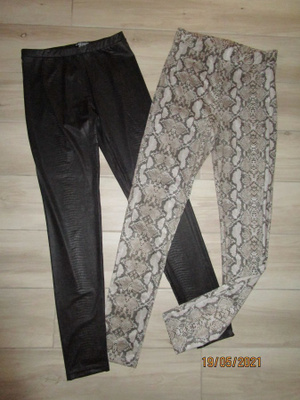 Zara animal print leggingsit 2kpl, UUDET!