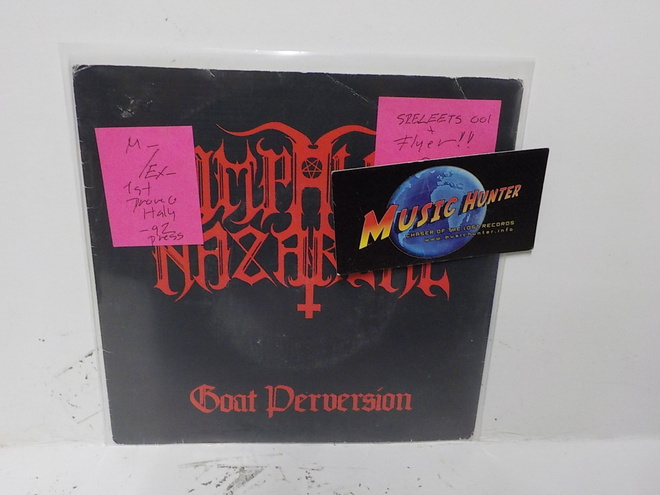 IMPALED NAZARENE - GOAT PERVERSION M-/EX- ITALIA 1992 7"