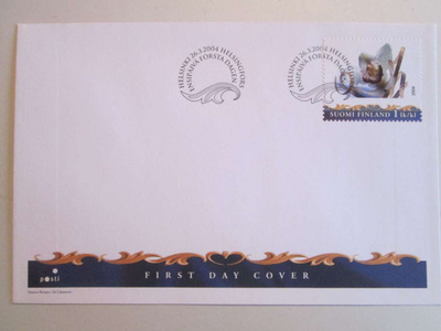 FDC ENSIPÄIVÄKUORI 26.3.2004 IKIMERKKI YKKÖSLUOKKA