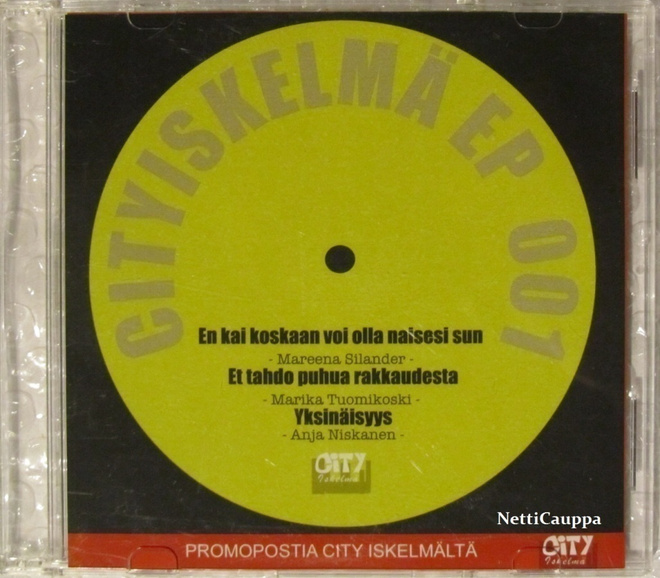 Cityiskelmä • Promopostia City Iskelmältä PROMO CDr-EP
