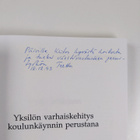 Terttu Mäkinen : Yksilön varhaiskehitys koulunkäynnin per... - pikkukuva 3