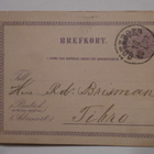 KIRJEKORTTI  2. BREFKORT 15.1.1880 - pikkukuva 1