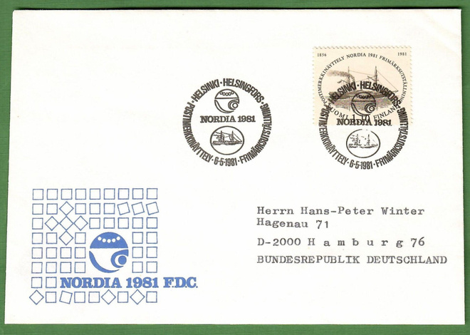 FDC 5.6.1981 Nordia Postimerkkinäyttely (100)
