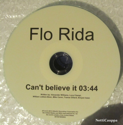 Flo Rida • Can't Believe It PROMO CDr-Single