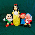 AIDOT 60-LUVUN DISNEY LUMIKKI & 7 KÄÄPIÖTÄ FIGUURIT 14-26 cm - pikkukuva 4