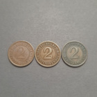 Saksa 2 pfennig 1923A,1924E,1925A - pikkukuva 1
