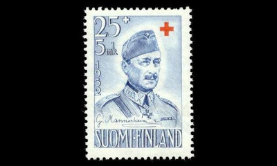 409 ** Punainen risti Mannerheim 25+5mk (1952)